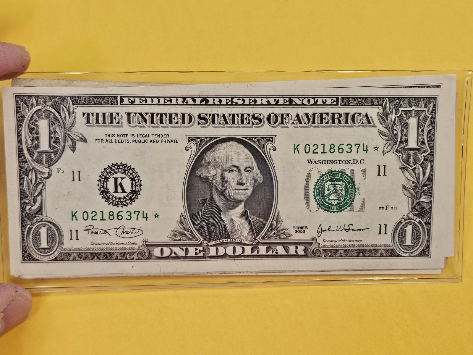 Eight mixed One Dollar FRN's - 3