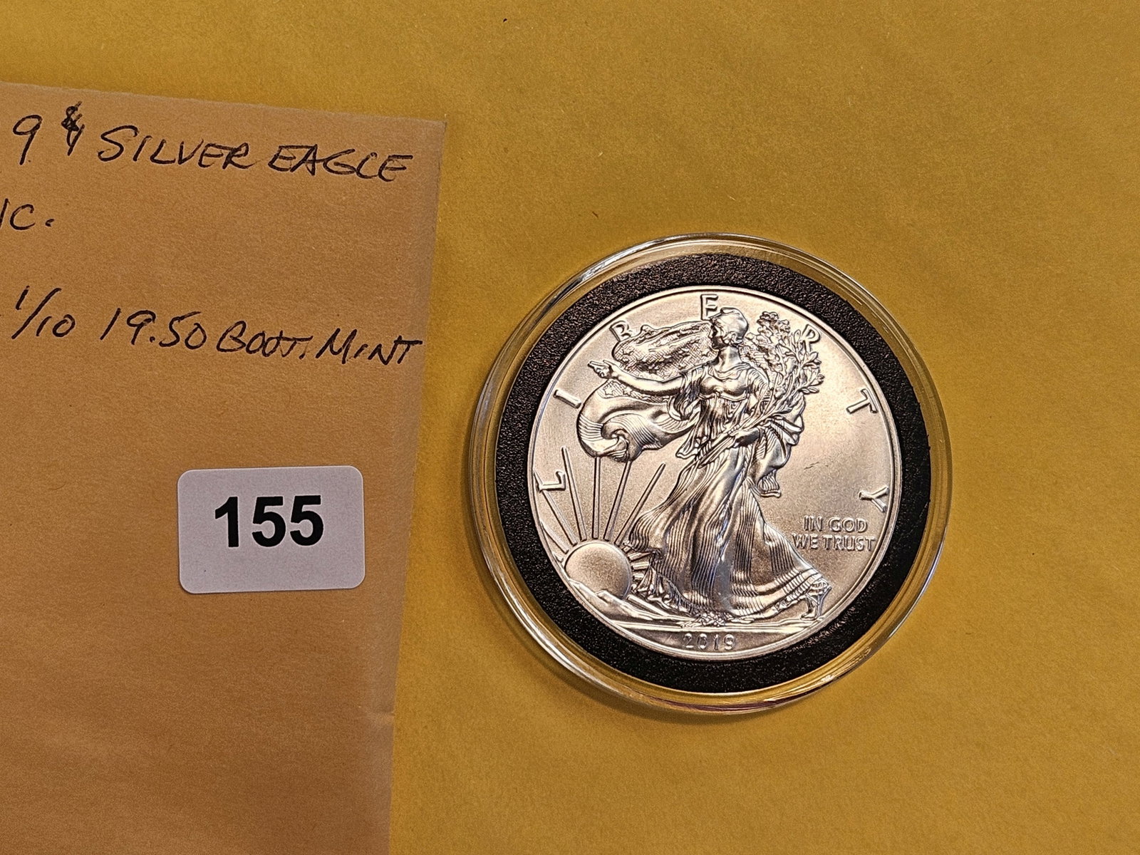 GEM Brilliant Uncirculated 2019 American Silver Eagle - 2
