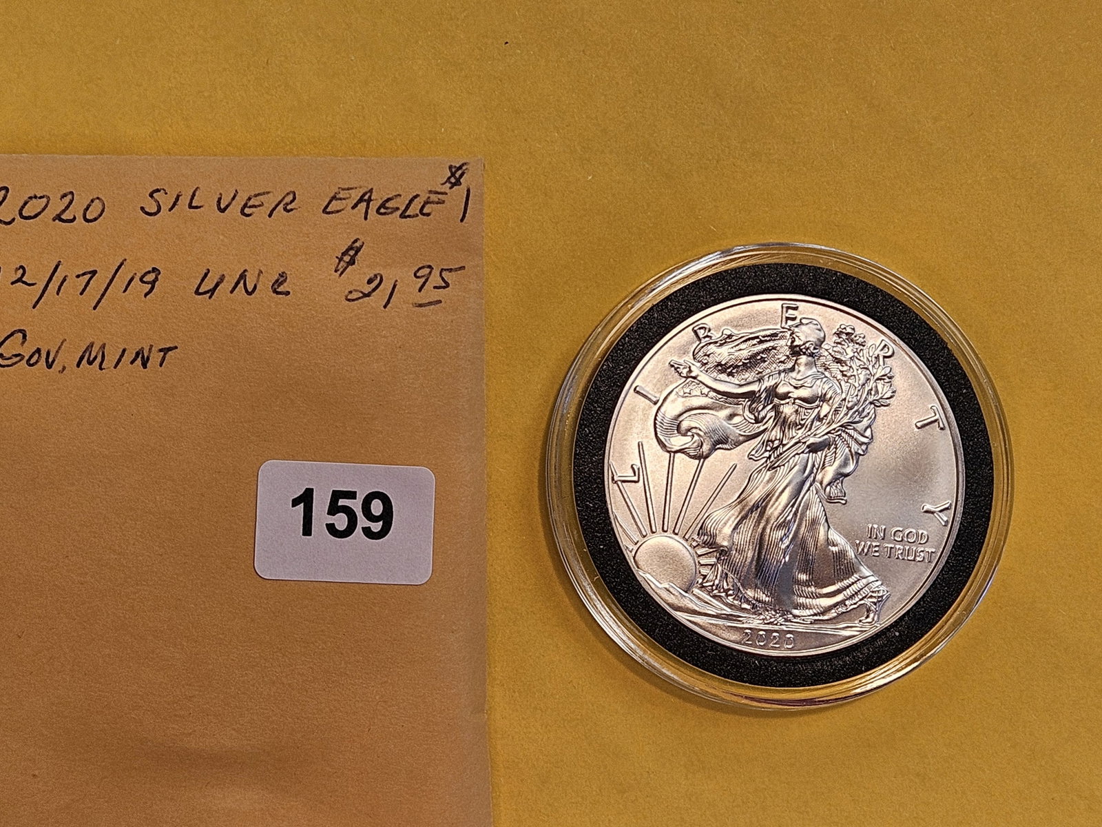 GEM Brilliant Uncirculated 2020 American Silver Eagle - 2