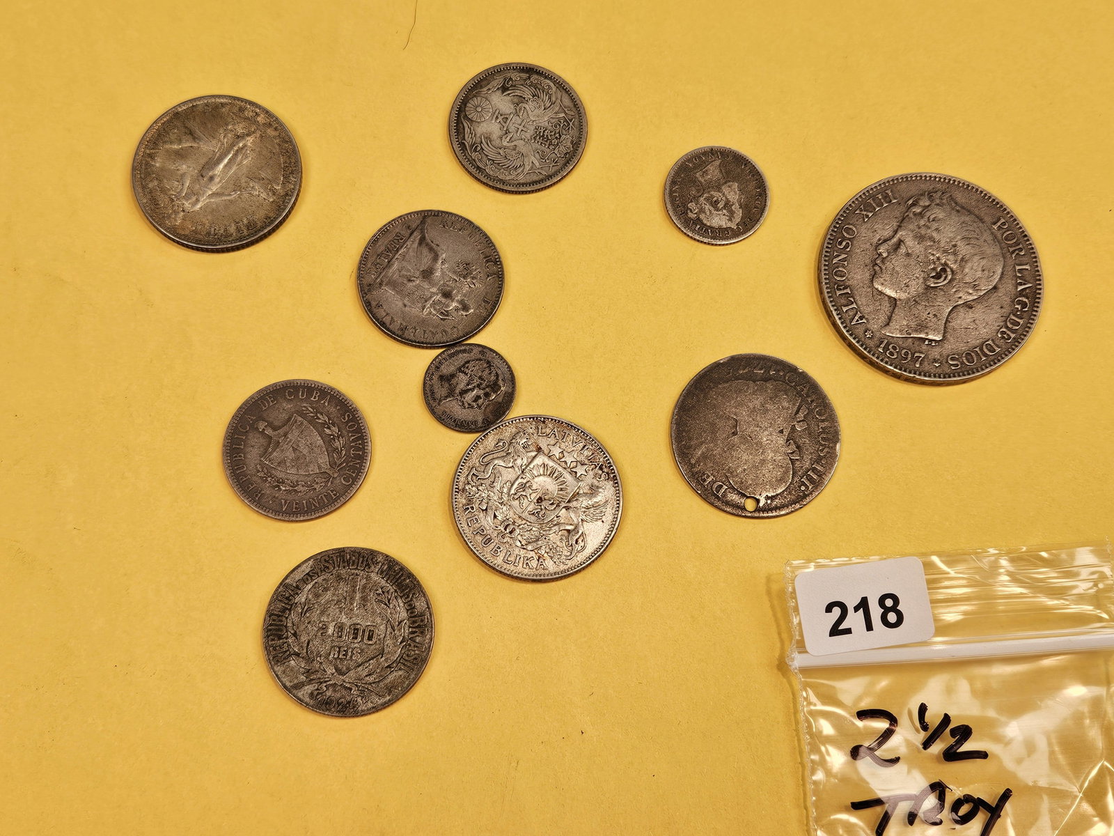 Lil bag of Silver World coins - 2