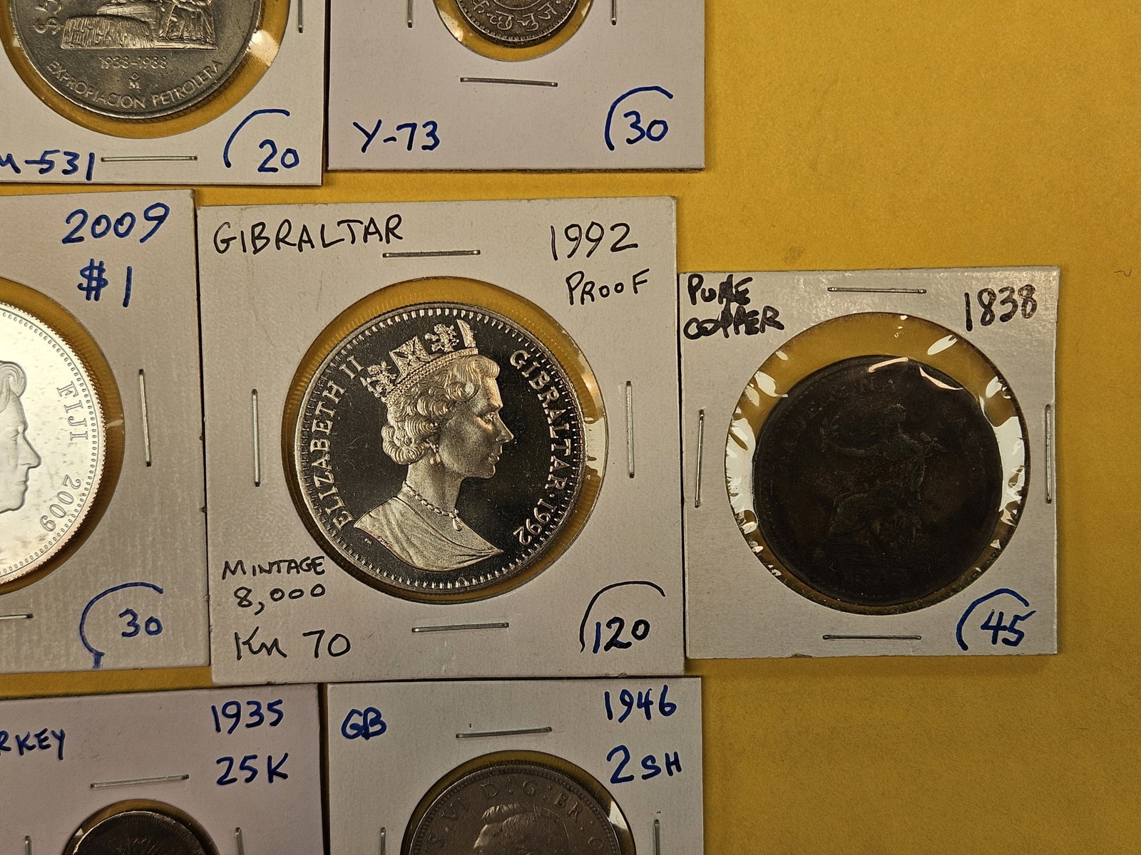 Ten mixed, better, World COIns - 7