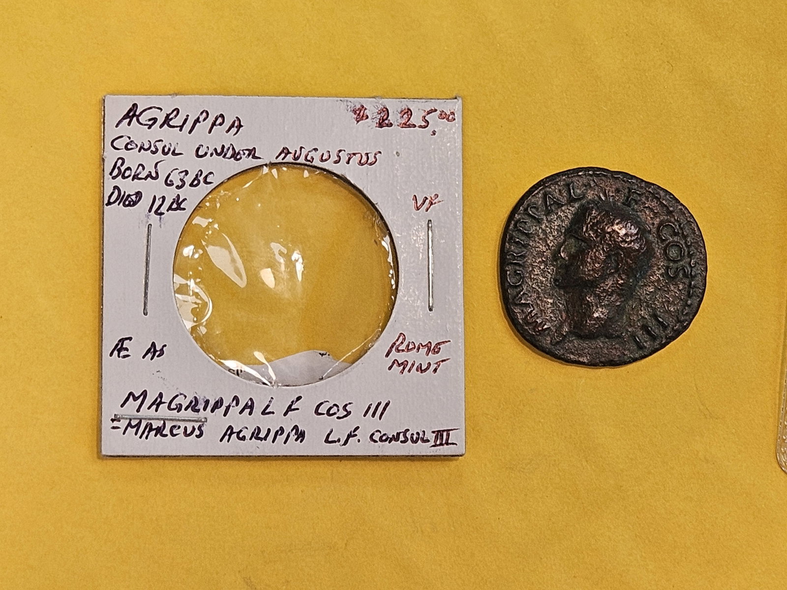 Better ANCIENT! Rome Mint Agrippa in Very Fine - 2