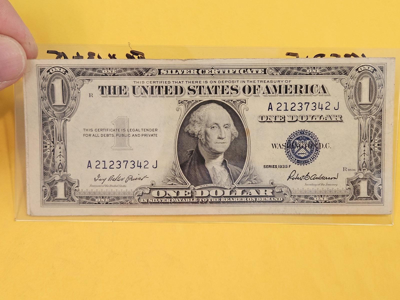 Two 1935 One Dollar Silver Certificates - 2