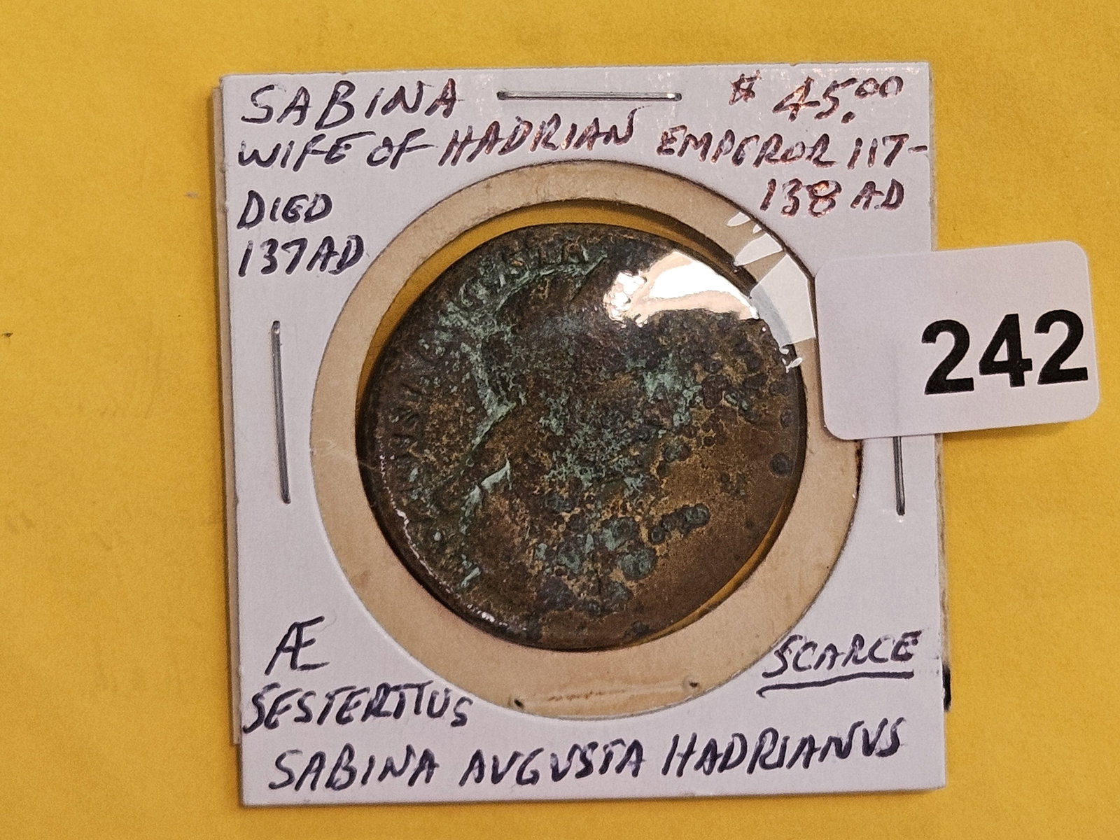 ANCIENT! Sabina wife of Hadrian - 2