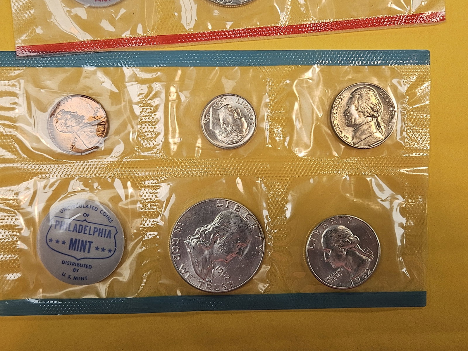 1962 and 1963 US SILVER Mint Sets - 3
