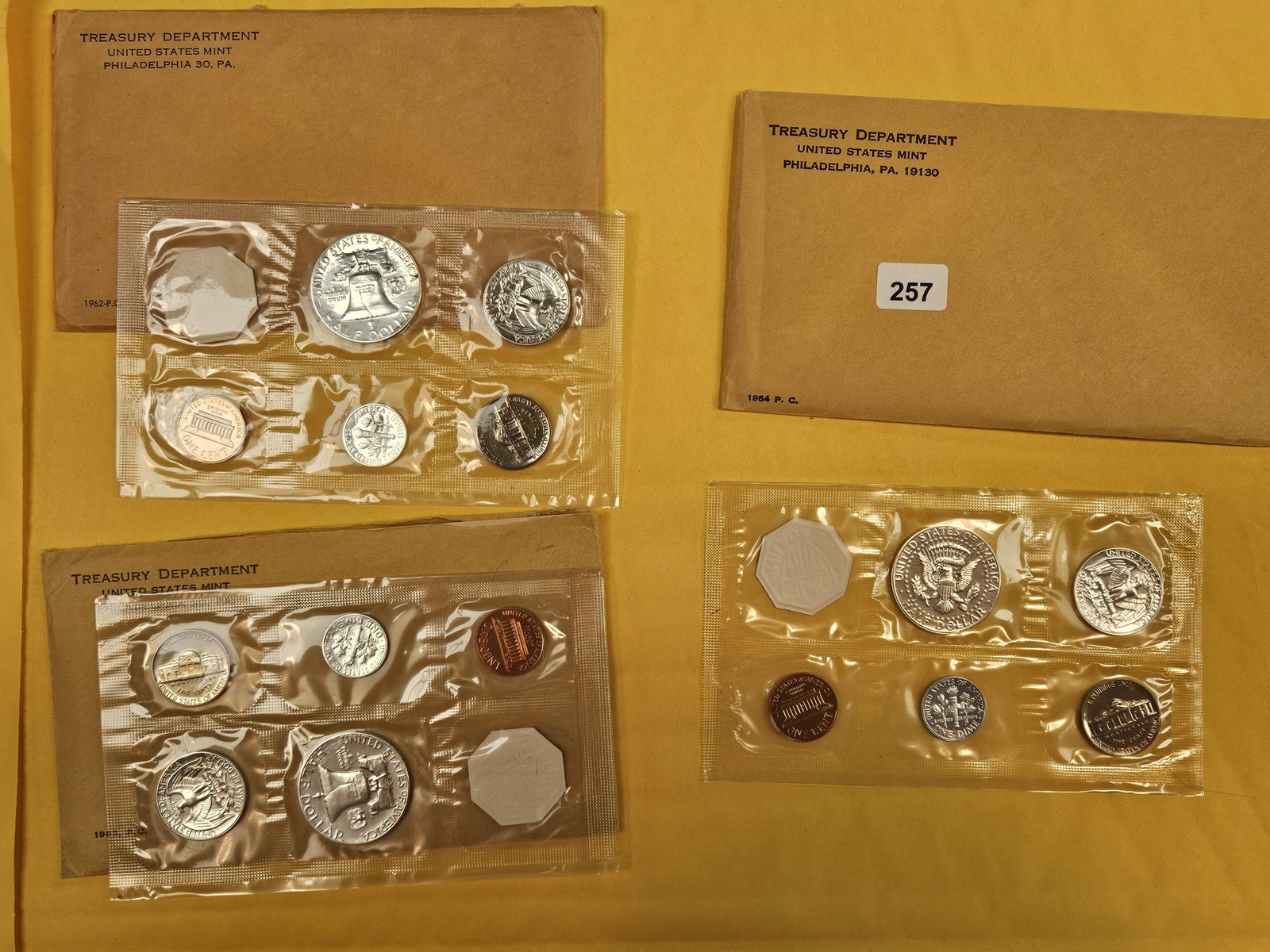 1962, 1963 and 1964 US SILVER Proof Sets - 5