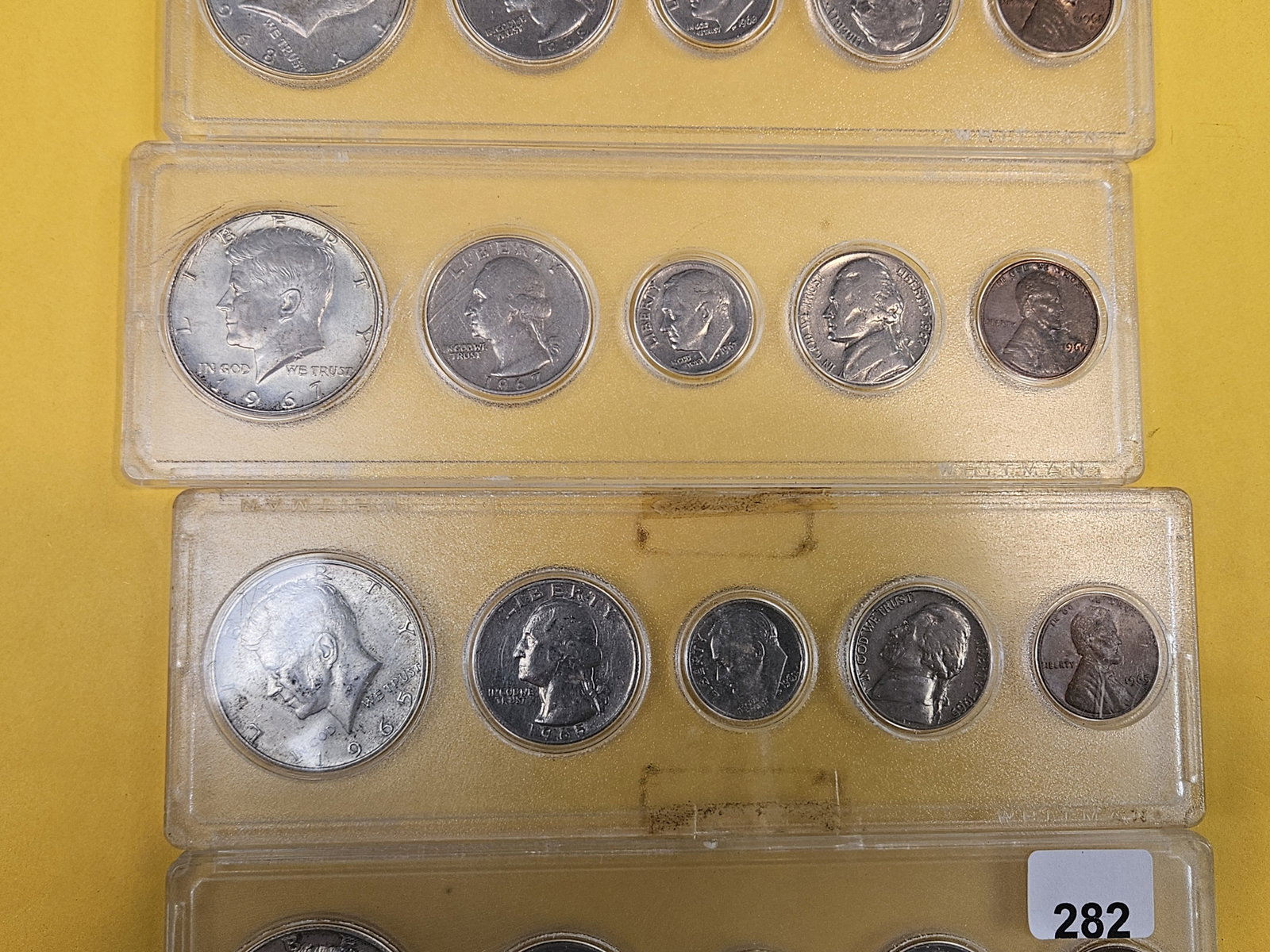 Five US MINT Year Type sets in Whitman holders - 3