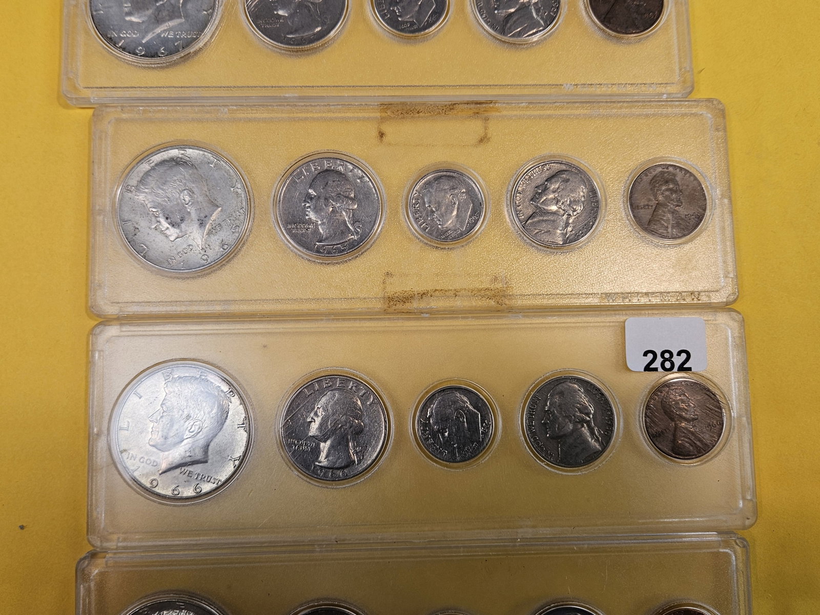 Five US MINT Year Type sets in Whitman holders - 4