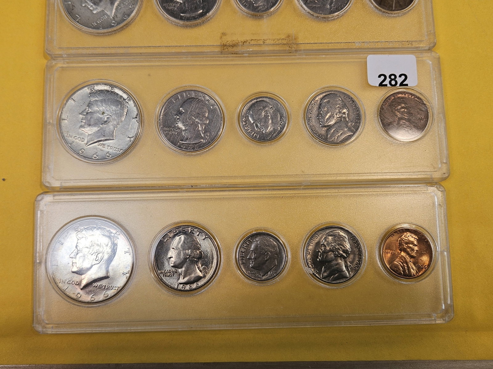 Five US MINT Year Type sets in Whitman holders - 5