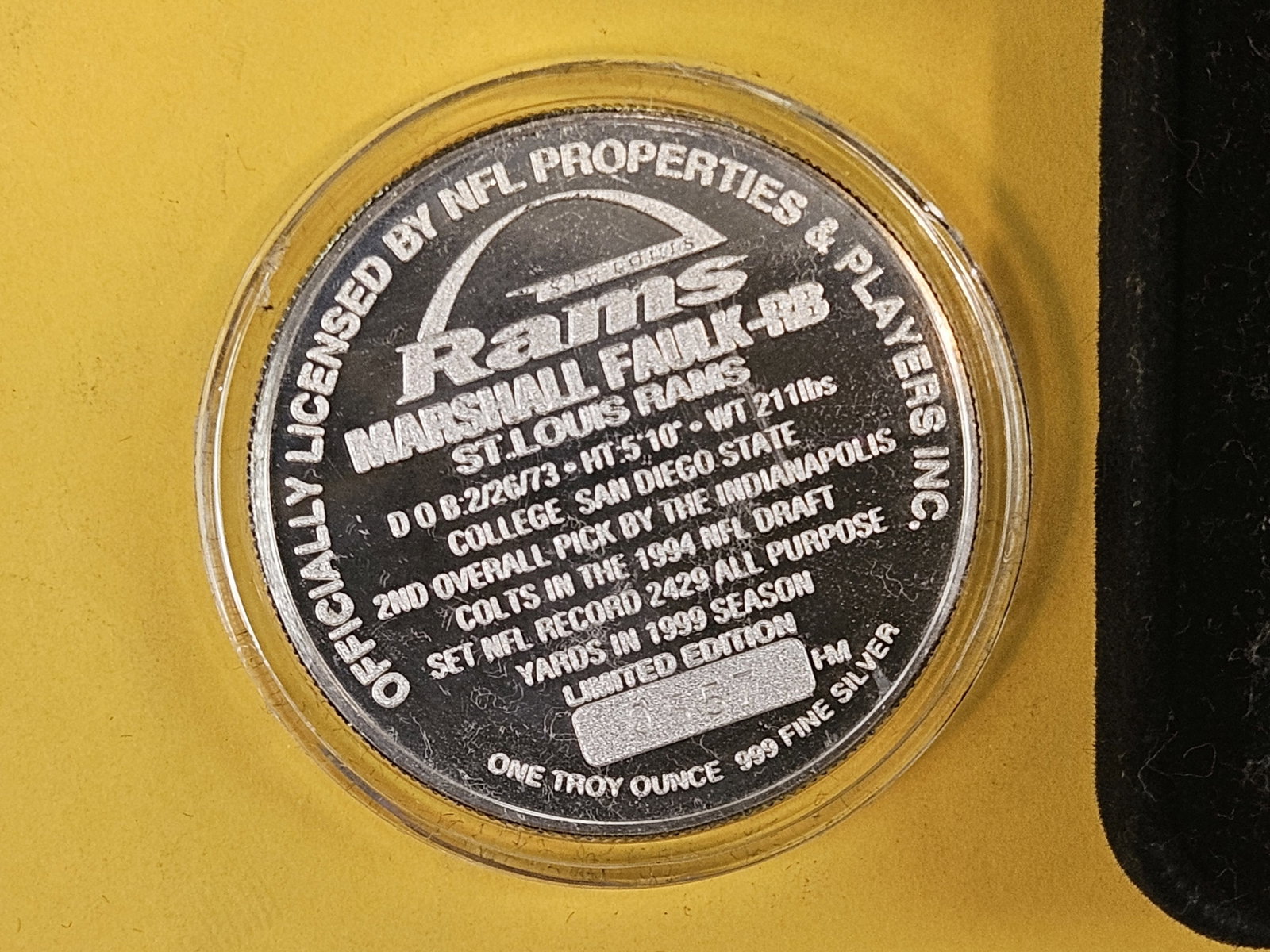 One Troy ounce .999 fine Proof silver art round - 3