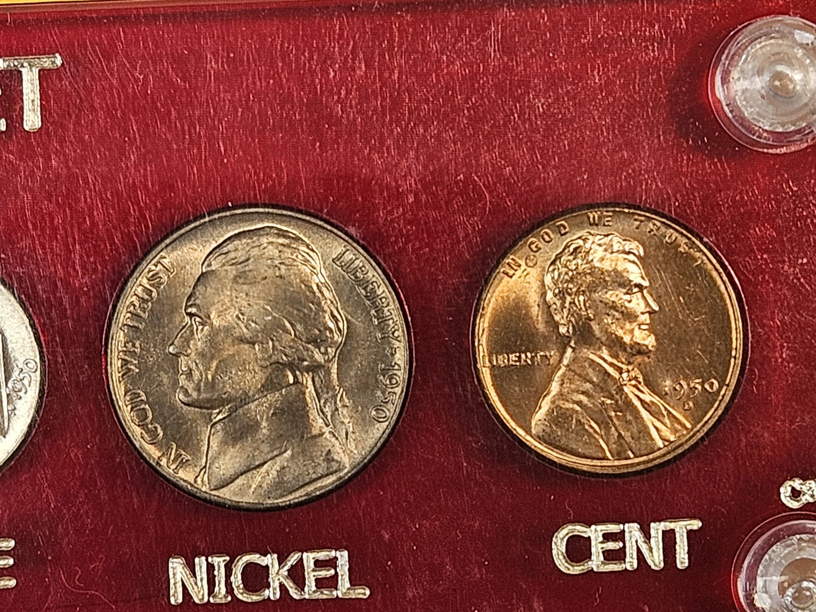 GEM! 1950-D US Mint Year Type Set - 5