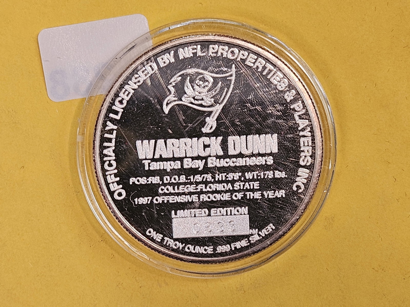One Troy ounce .999 fine Proof silver art round - 2