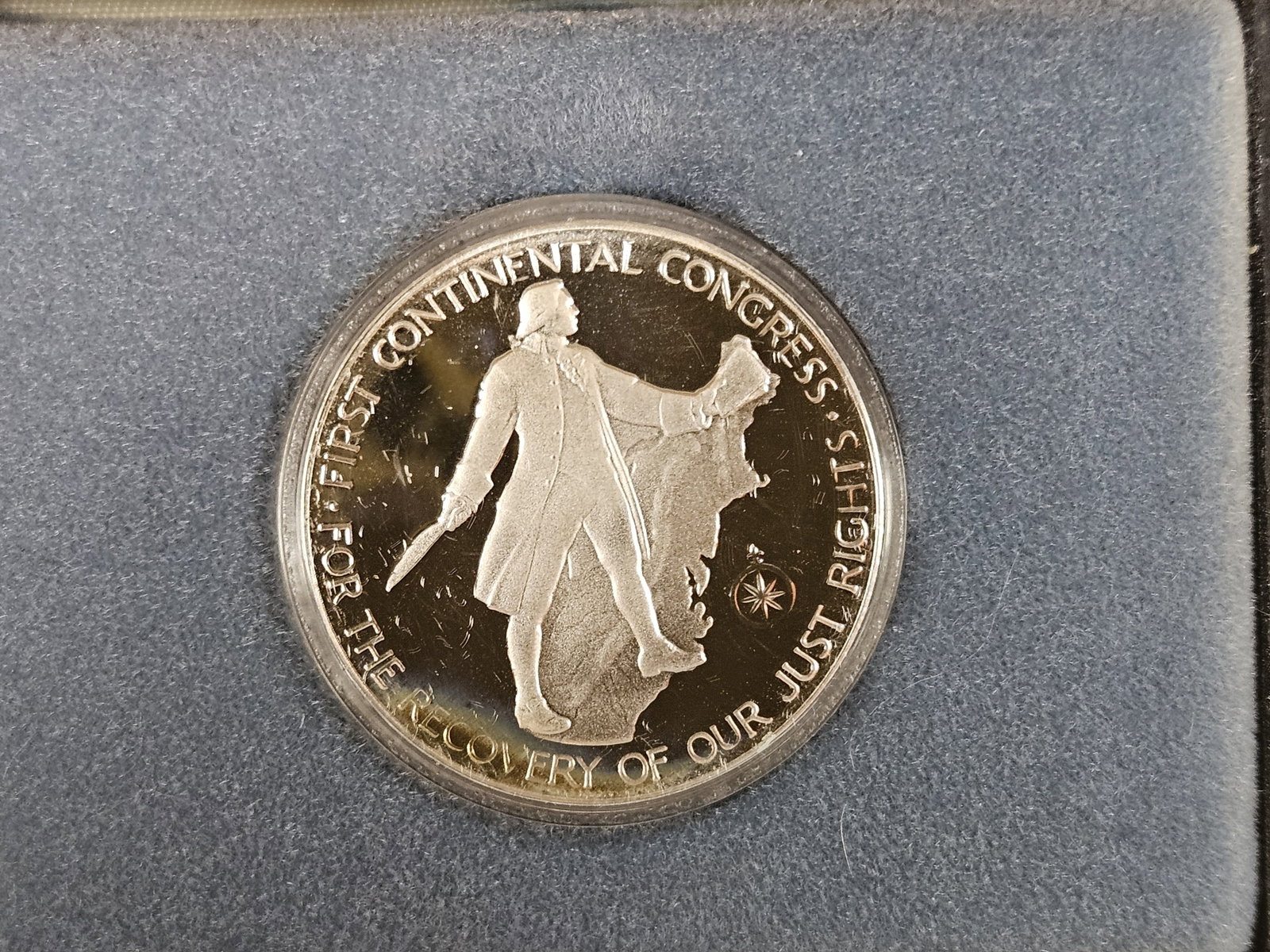 GEM Proof Deep Cameo 1974 Bicentennial Silver Medal - 4