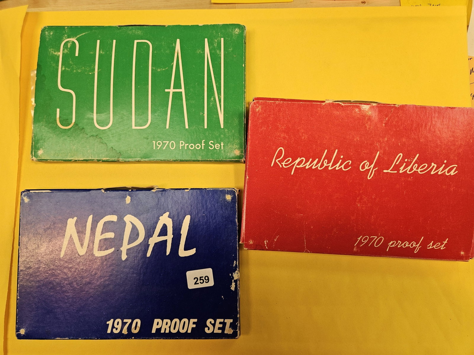 Sudan, Nepal and Liberia Proof Sets: In OGP