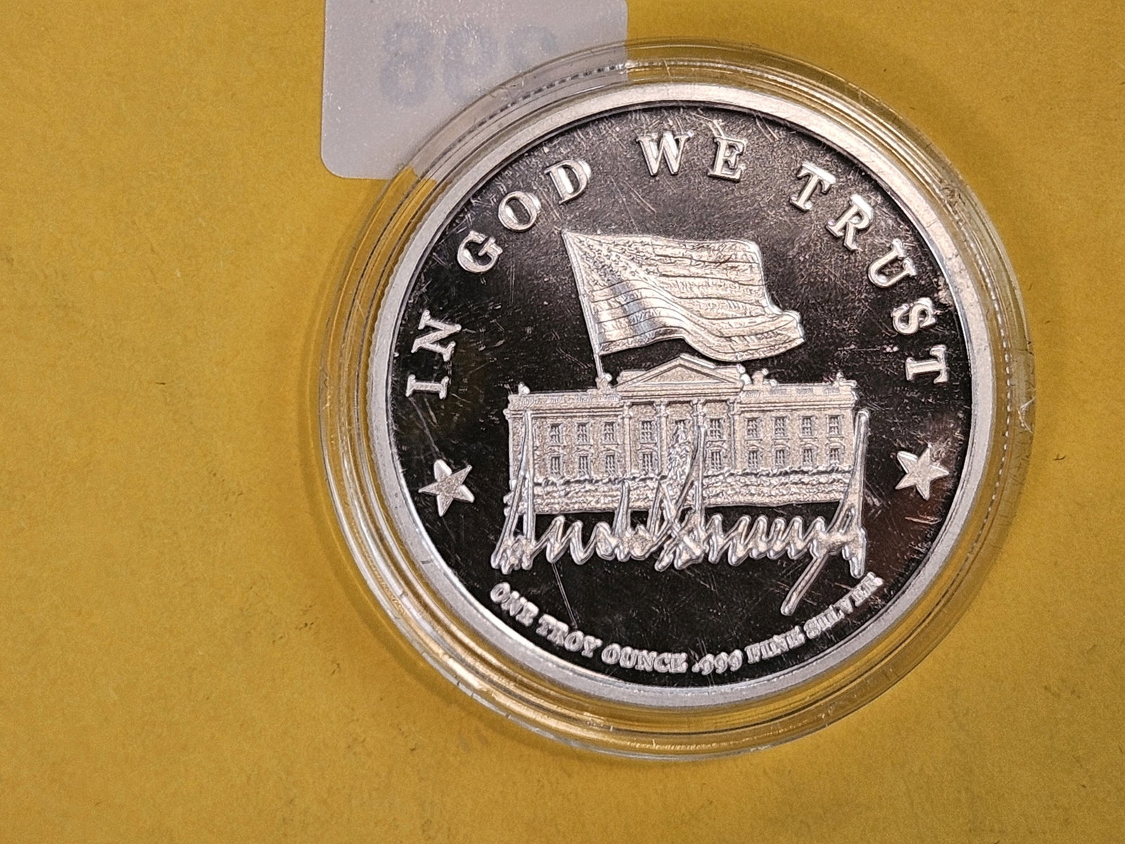 One Troy ounce .999 fine silver art round - 2