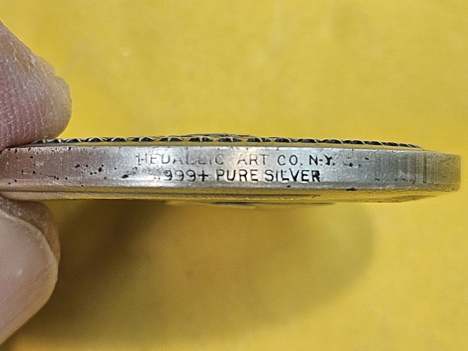 One Troy ounce .999 fine silver art round - 3