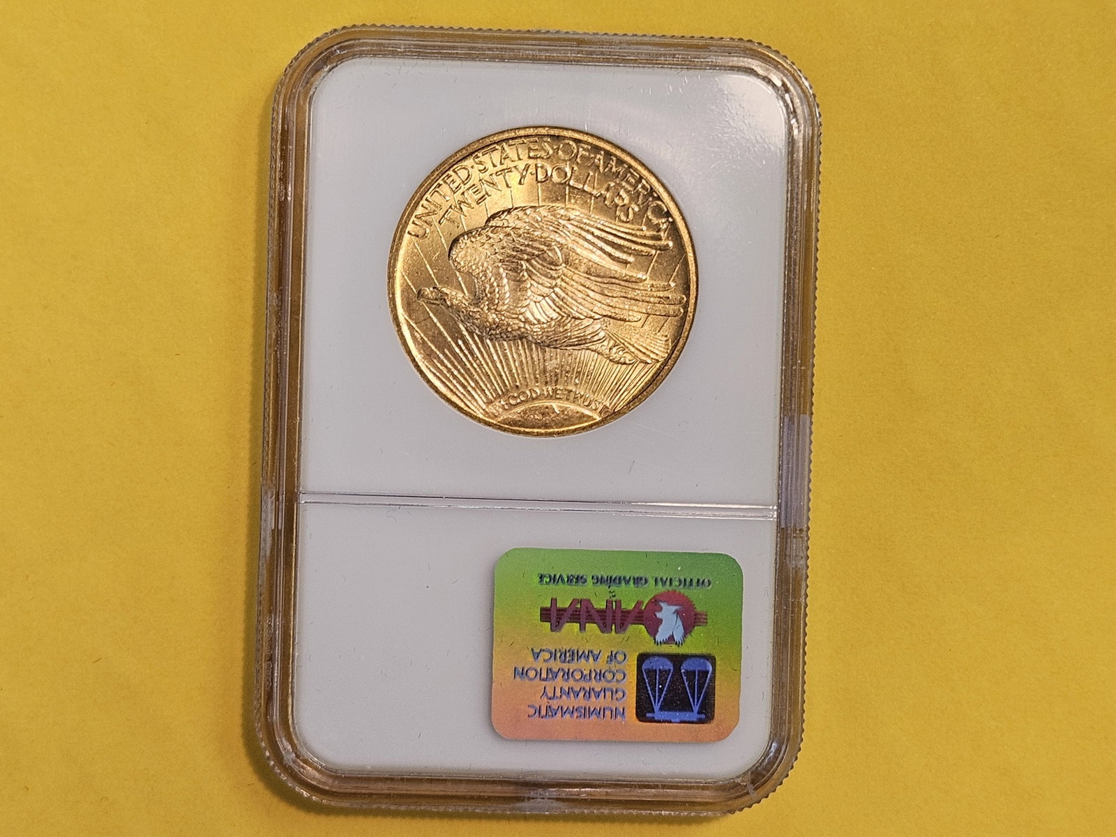GOLD! NGC 1922 Saint Gaudens Twenty Dollars in Mint State 63 - 3