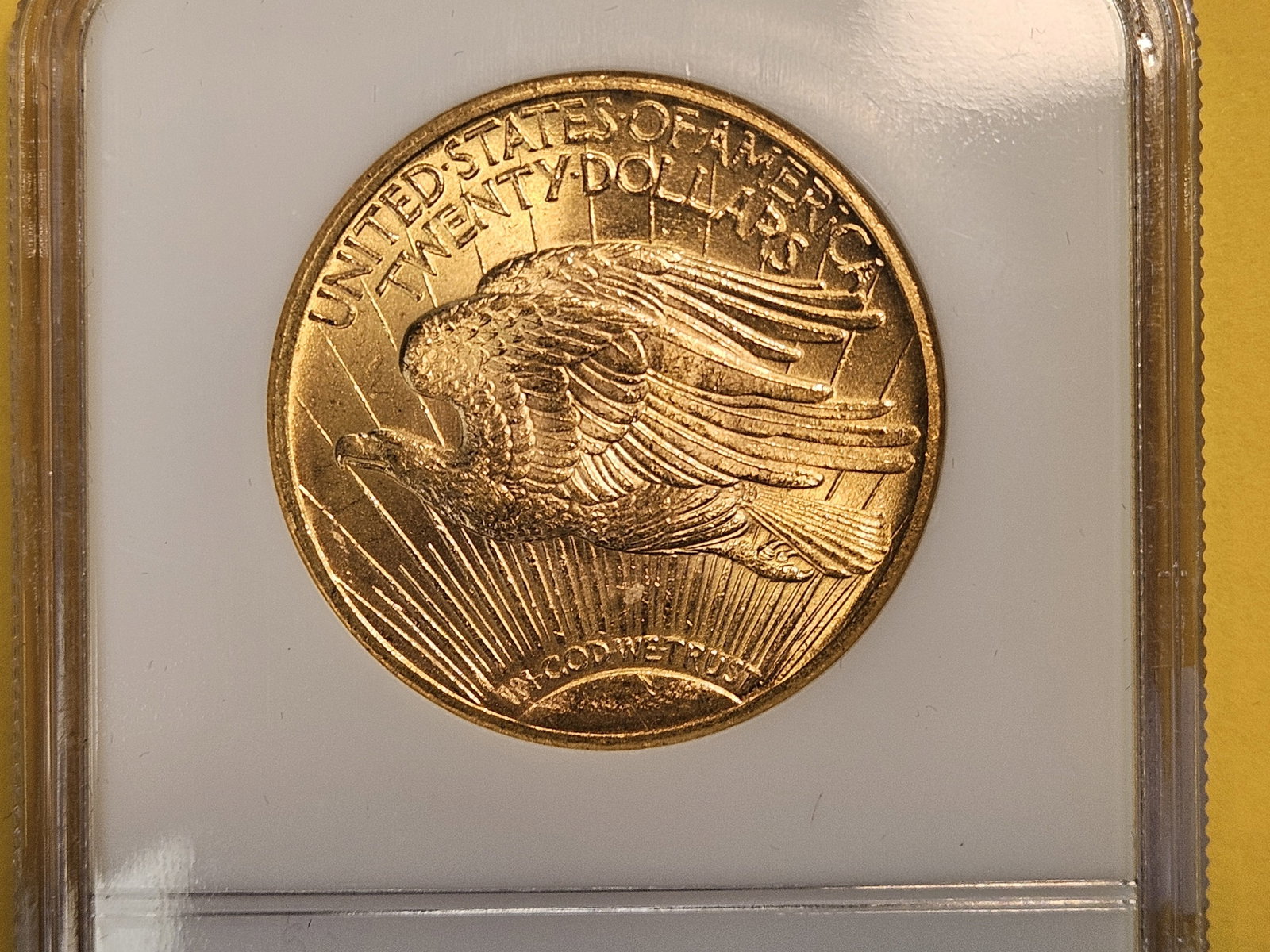 GOLD! NGC 1922 Saint Gaudens Twenty Dollars in Mint State 63 - 4