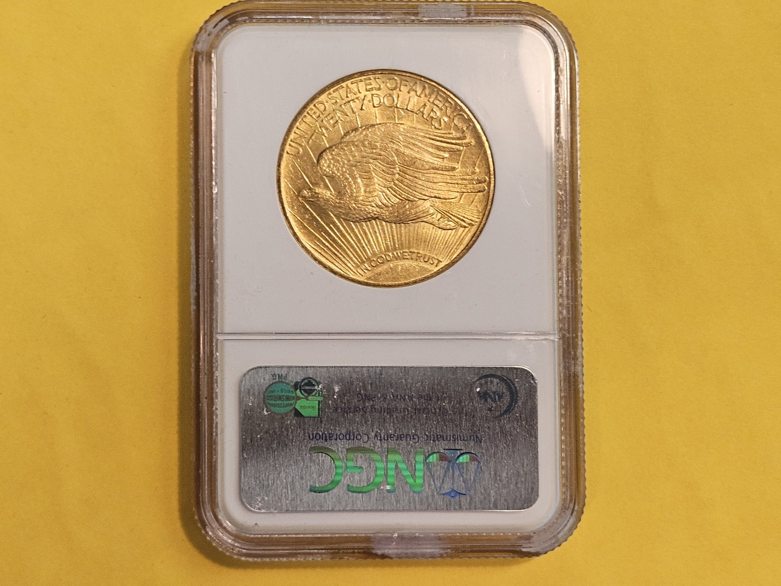GOLD! NGC 1924 Saint Gaudens Twenty Dollars in Mint State 63 - 3