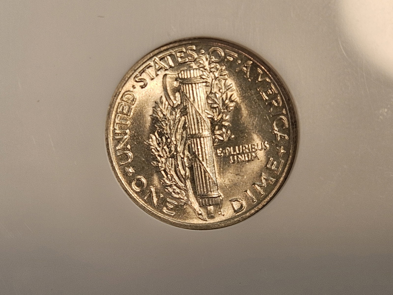 SUPERB GEM! NGC 1945 Mercury Dime in Mint State 67 - 4