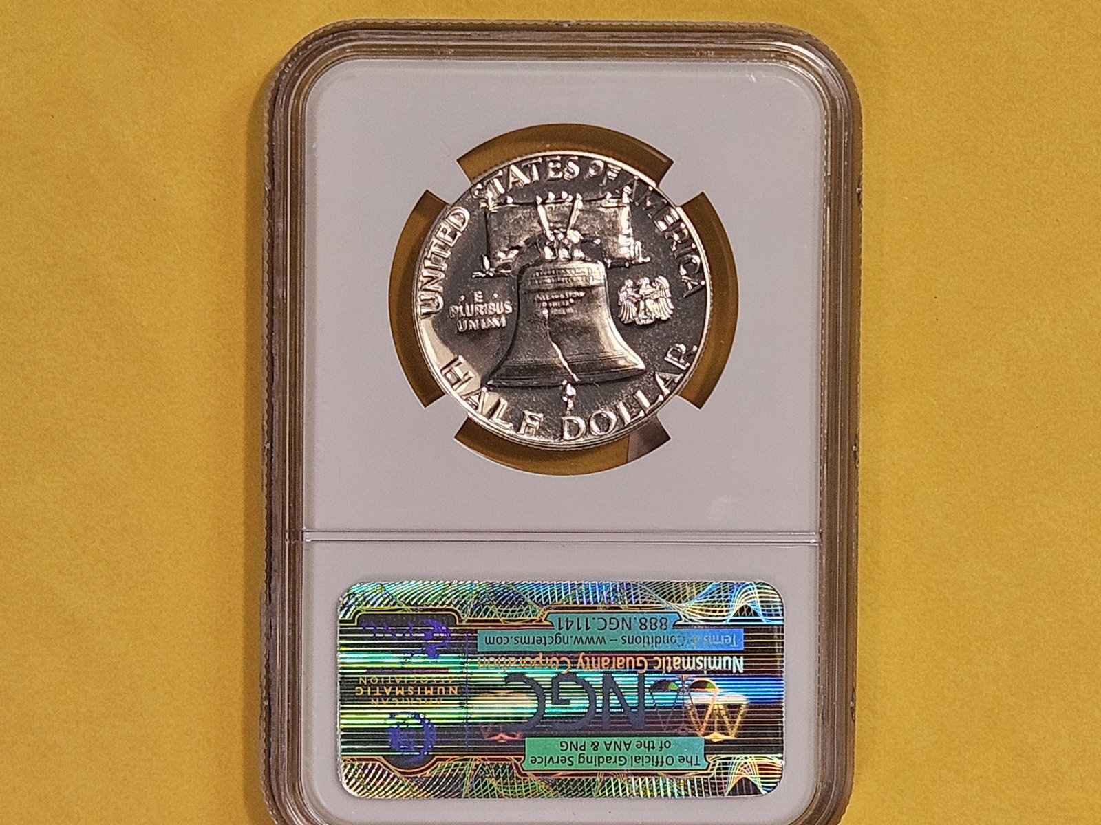 Superb GEM! NGC 1959 Franklin silver Half Dollar in Proof 67 - 3