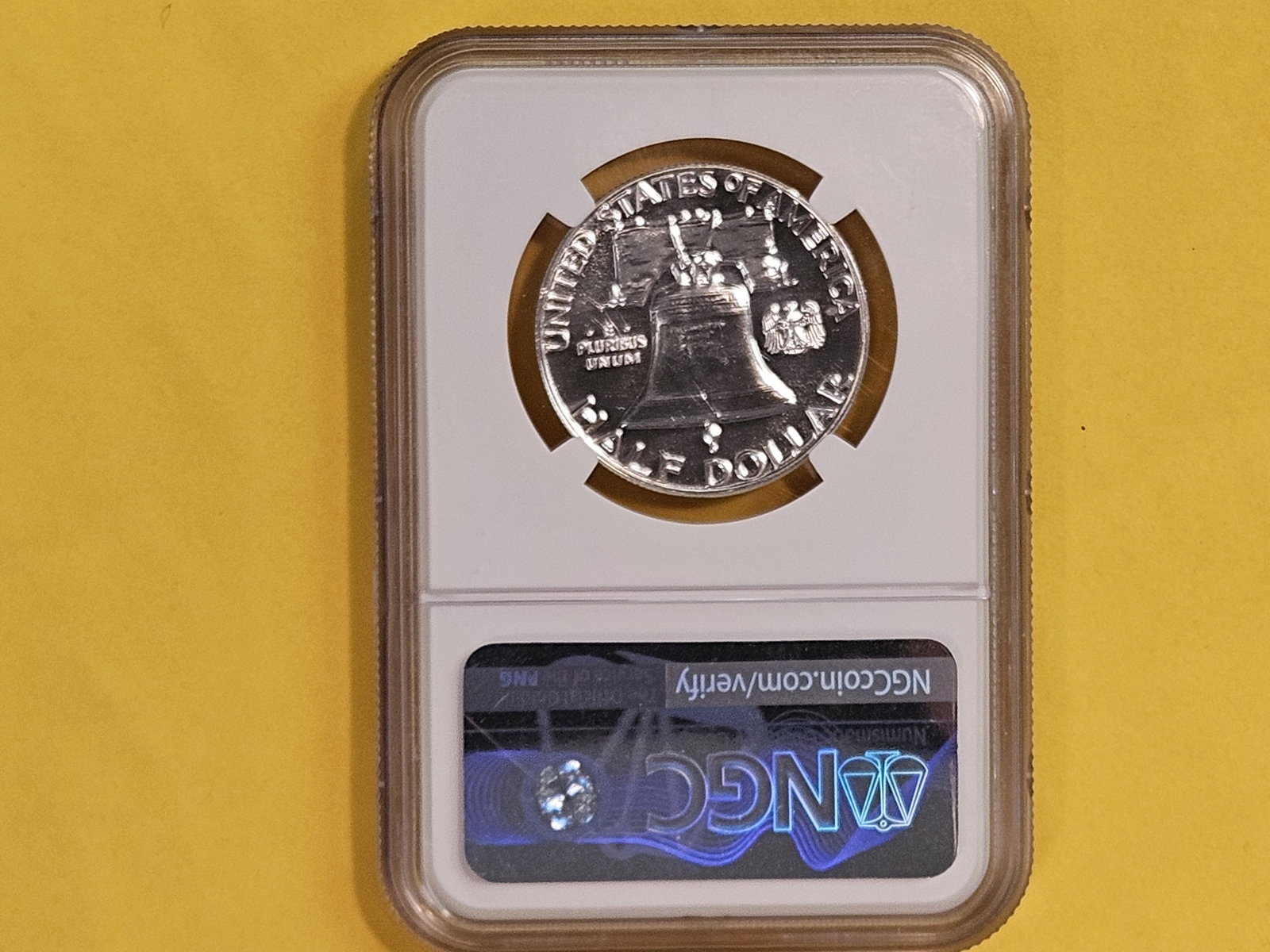 Superb GEM! NGC 1961 Franklin silver Half Dollar in Proof 67 - 3