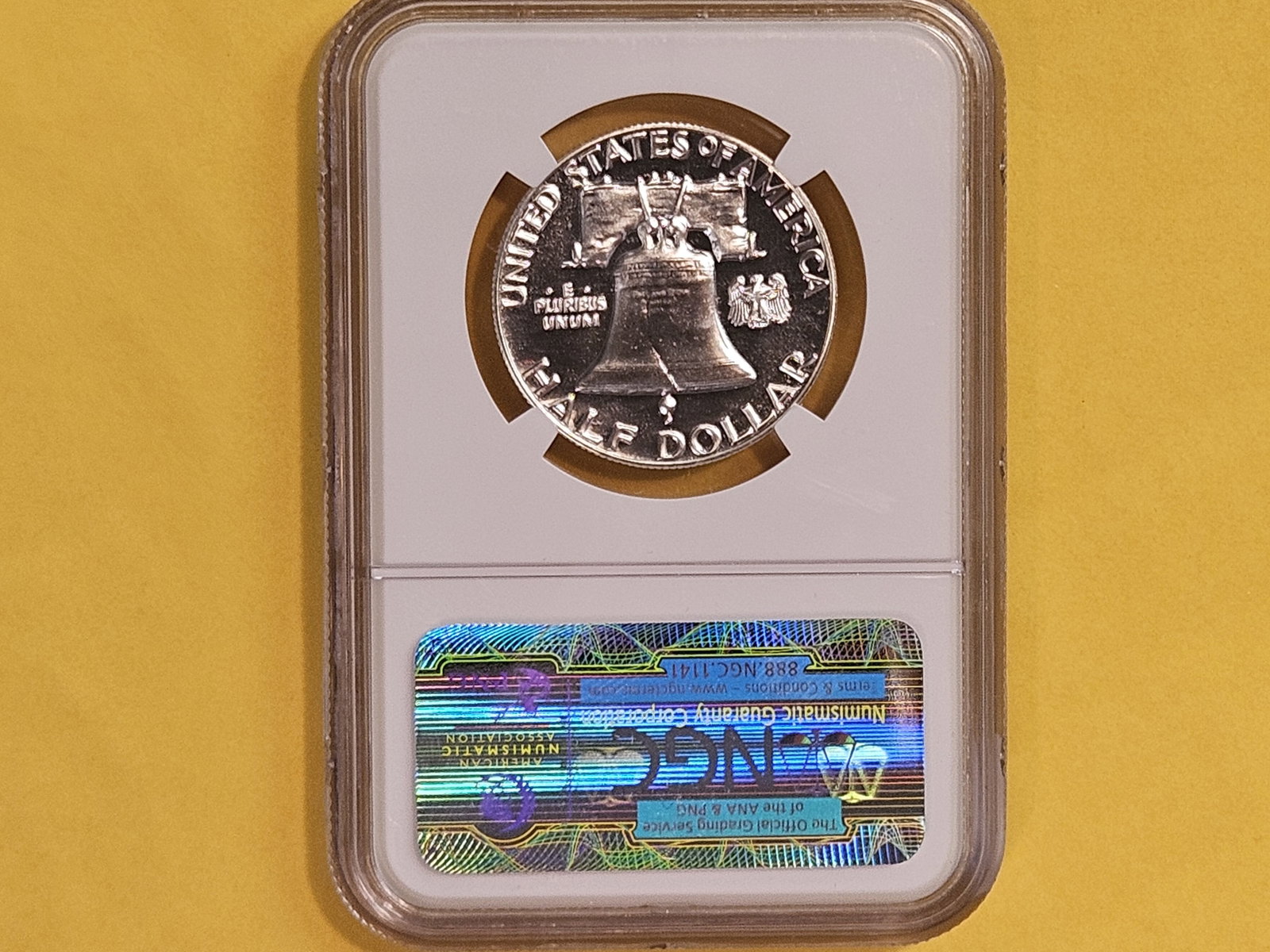 Superb GEM! NGC 1963 Franklin silver Half Dollar in Proof 67 - 3