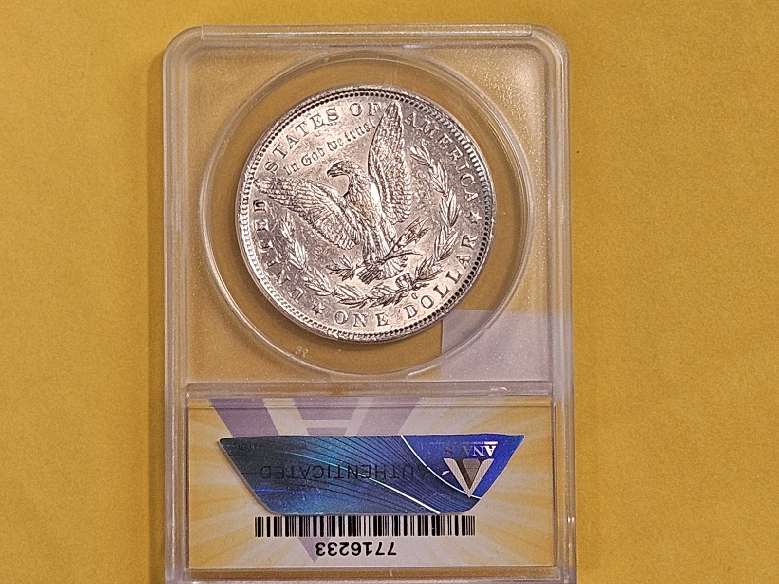 ANACS 1884-O Morgan Silver Dollar in About Uncirculated - 58 - 3