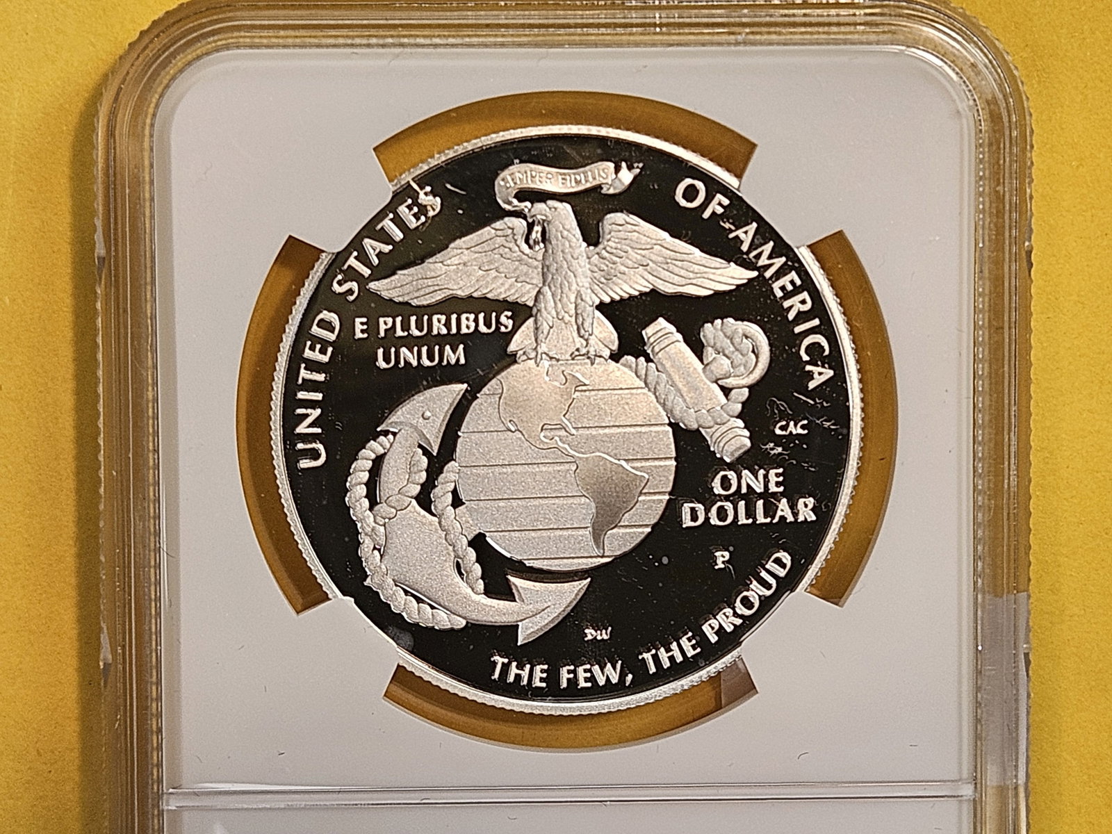 PERFECT! NGC 2025-P US Marine Corp Commemorative Silver Dollar in Proof 70 Ultra Cameo - 4