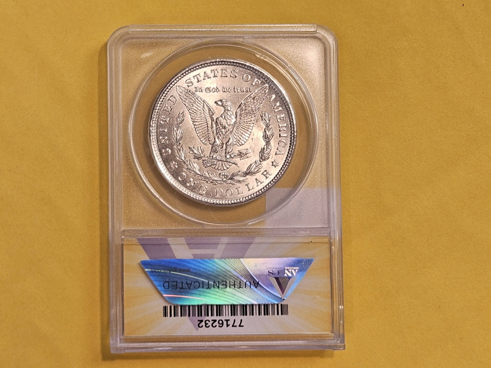 ANACS 1921 Morgan Silver Dollar in Mint State 61 - 3