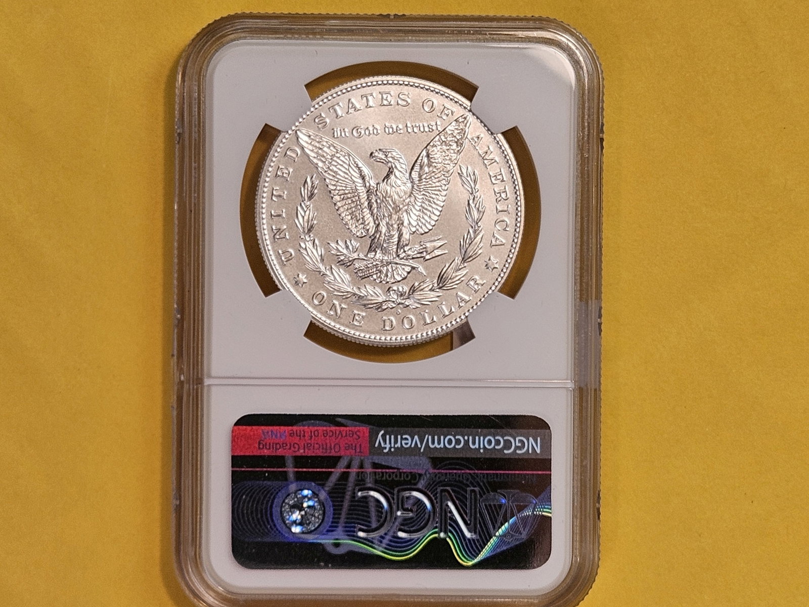 PERFECT! NGC 2021-D Morgan Silver Dollar in Mint State 70 - 3