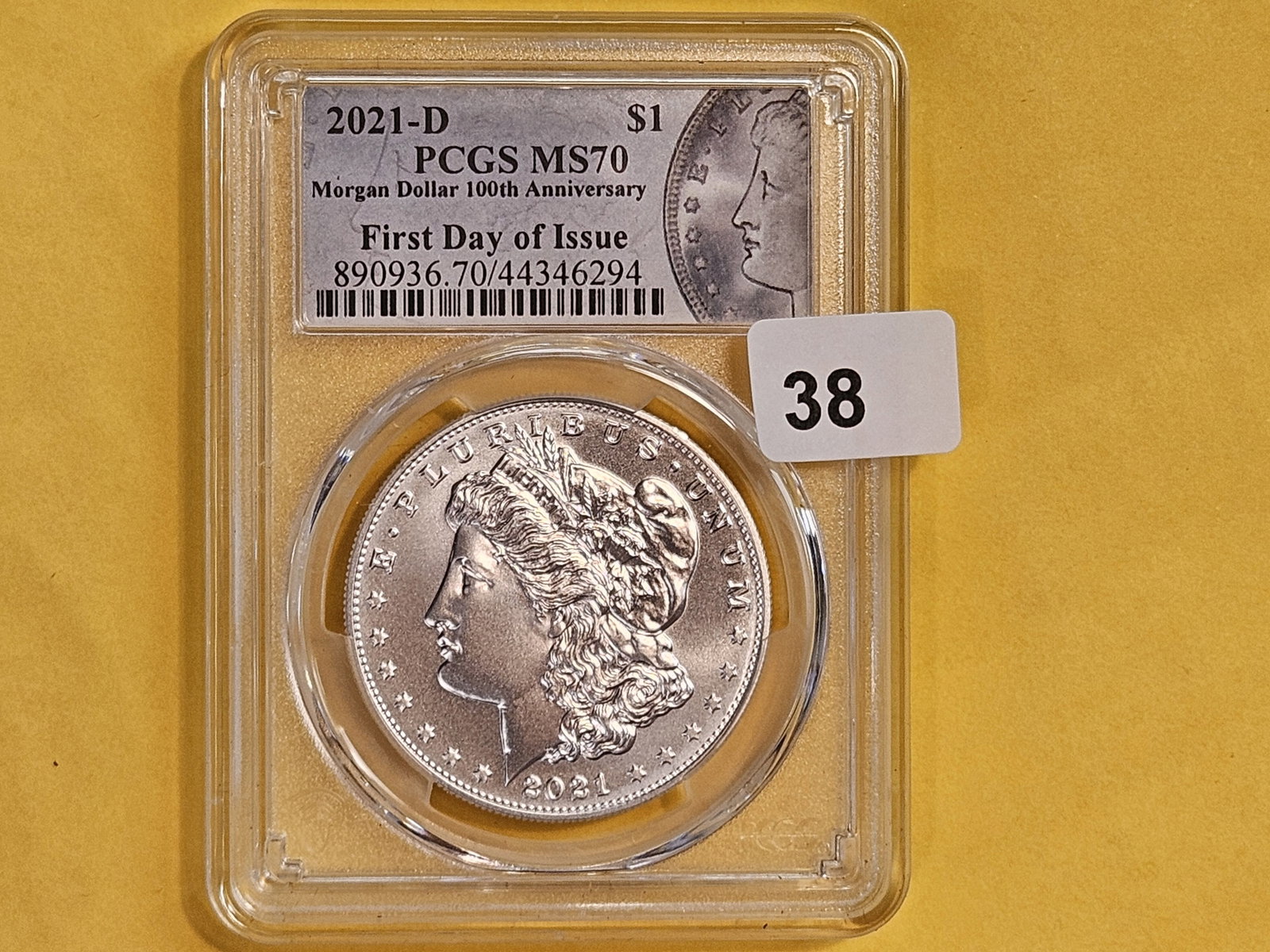 PERFECT! PCGS 2021-D Morgan Silver Dollar in Mint State 70 - 2