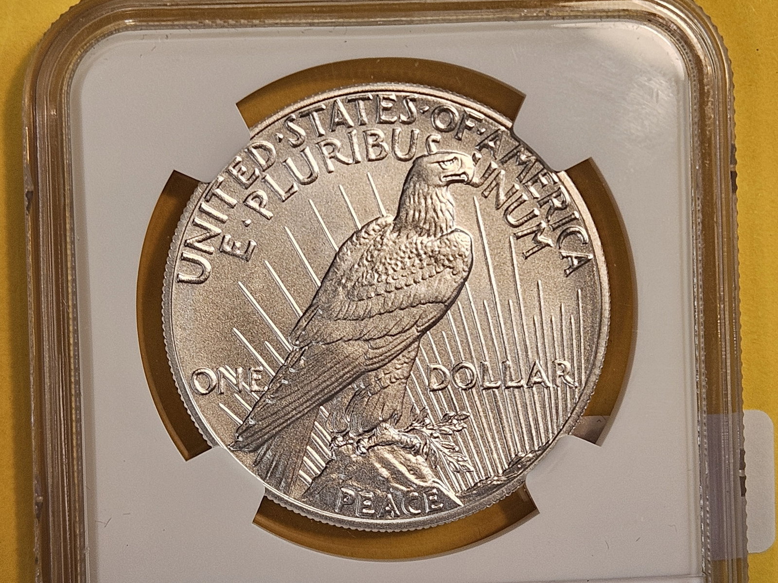 PERFECT! NGC 2021 Peace Silver Dollar in Mint State 70 - 4