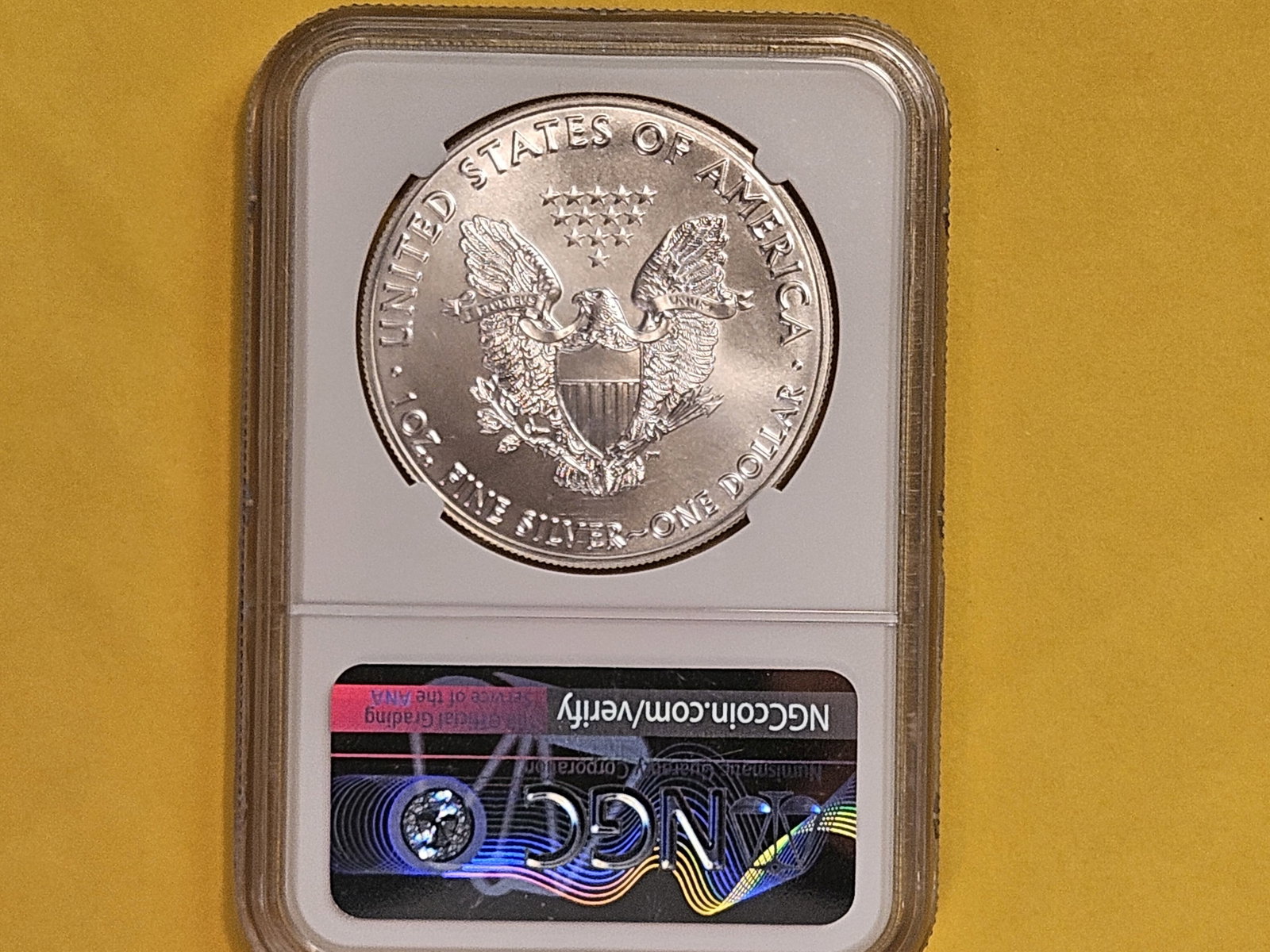 NGC 2018 American Silver Eagle in Mint State 69 - 2