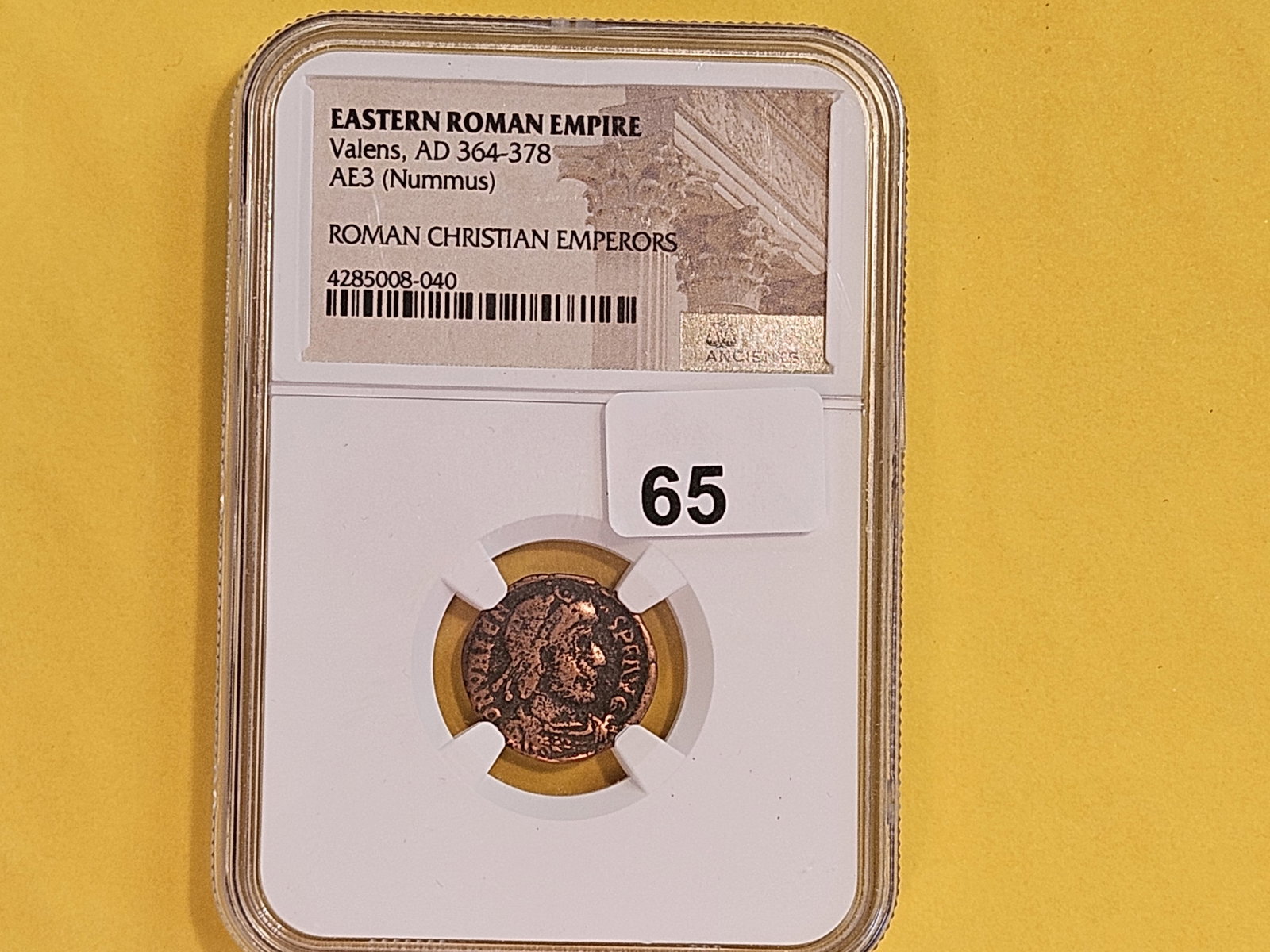 ANCIENT! NGC Eastern Roman Empire AE 3 Nummus - 2