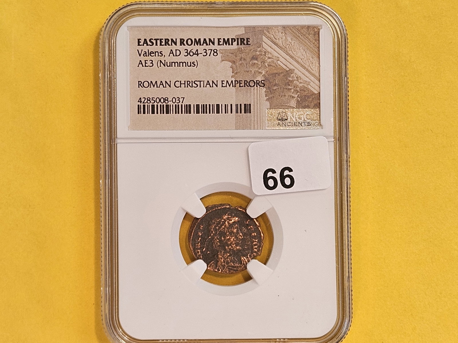ANCIENT! NGC Eastern Roman Empire AE 3 Nummus - 2