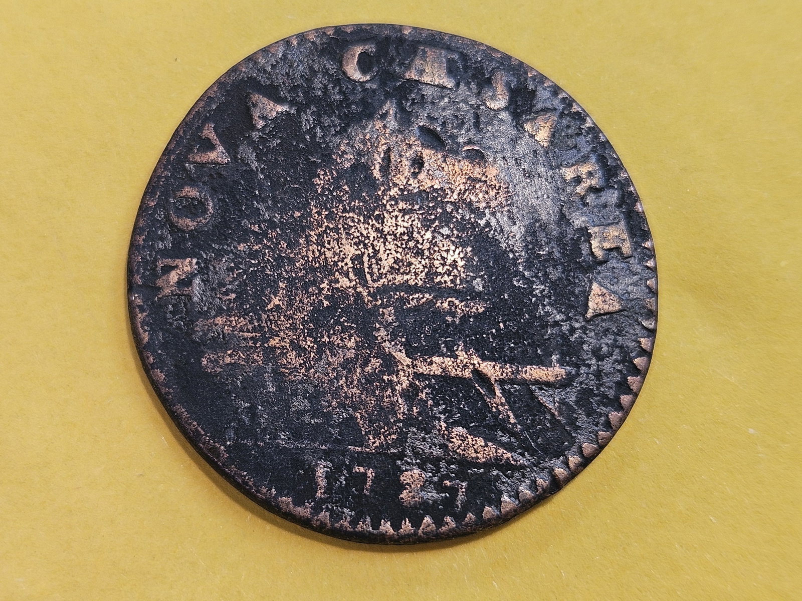 * RARE COLONIAL * 1787 New Jersey Nova Cesarea Horsehead in Very Good (1 of 5)