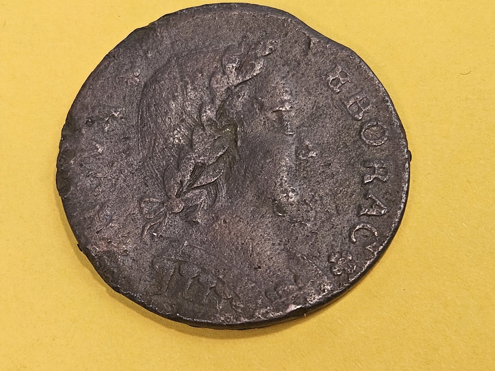 * RARE COLONIAL * 1787 Nova Eborac in Very Fine plus - details - 3