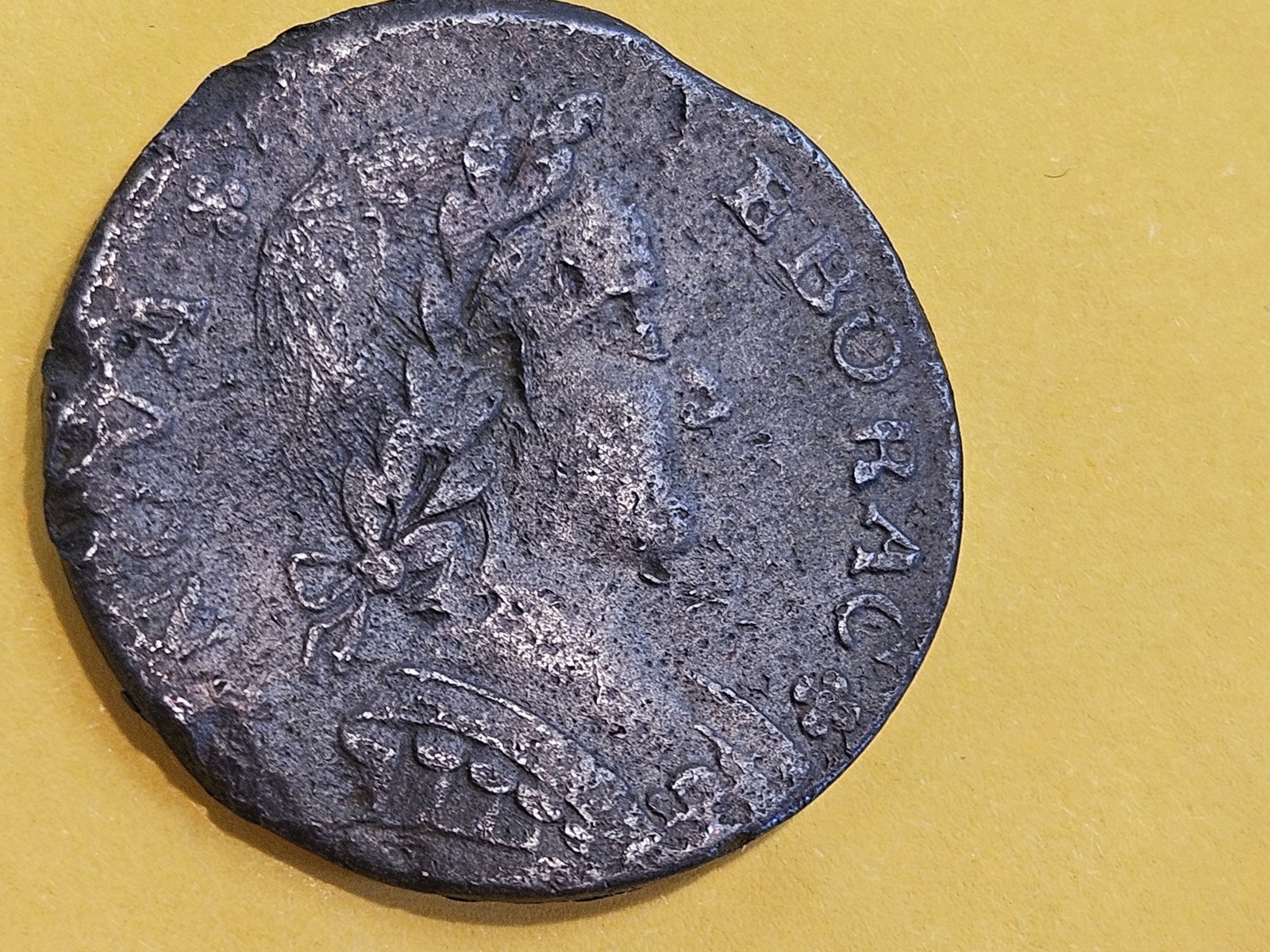 * RARE COLONIAL * 1787 Nova Eborac in Very Fine plus - details - 4