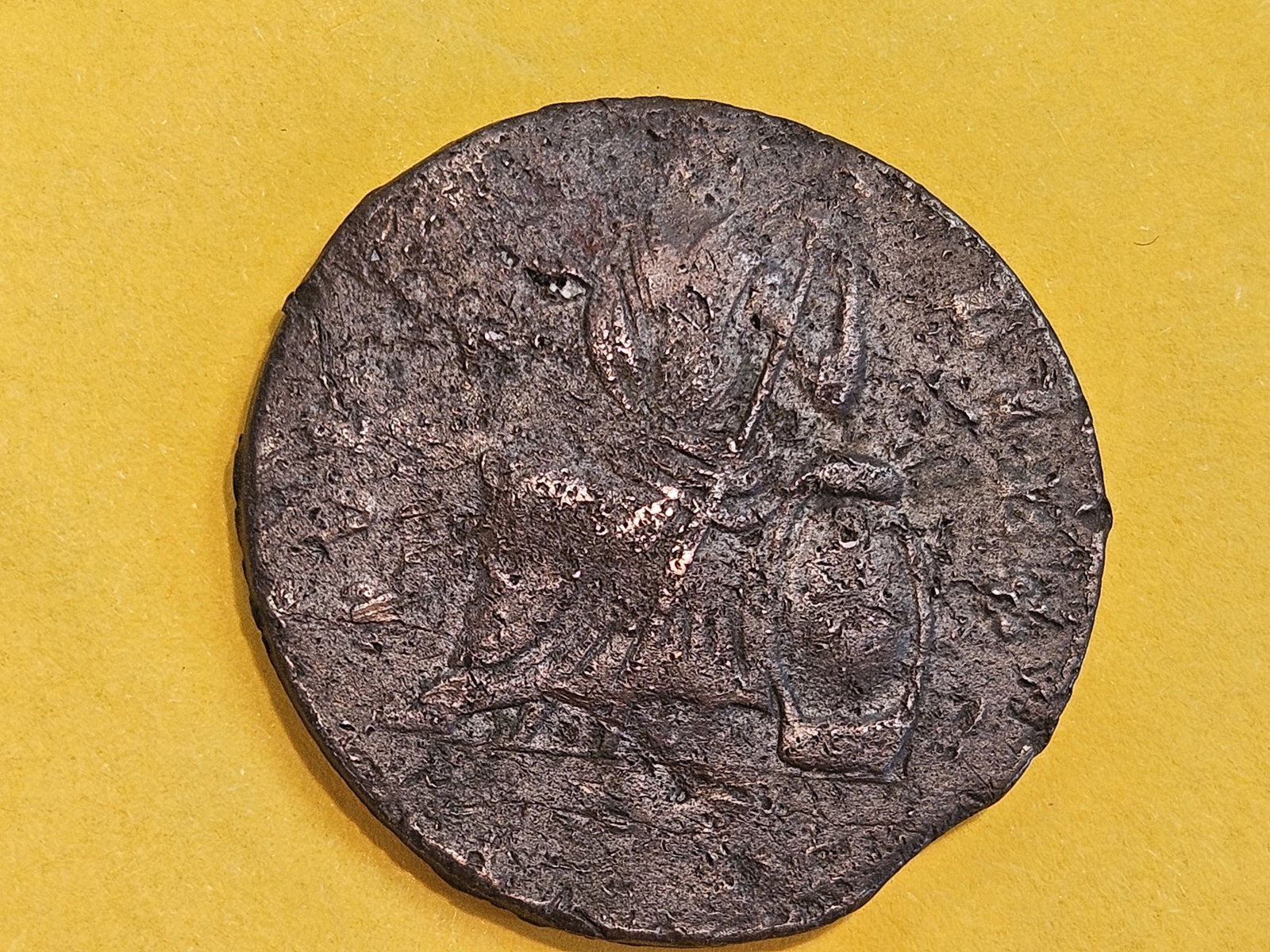 * RARE COLONIAL * 1787 Nova Eborac in Very Fine plus - details - 7