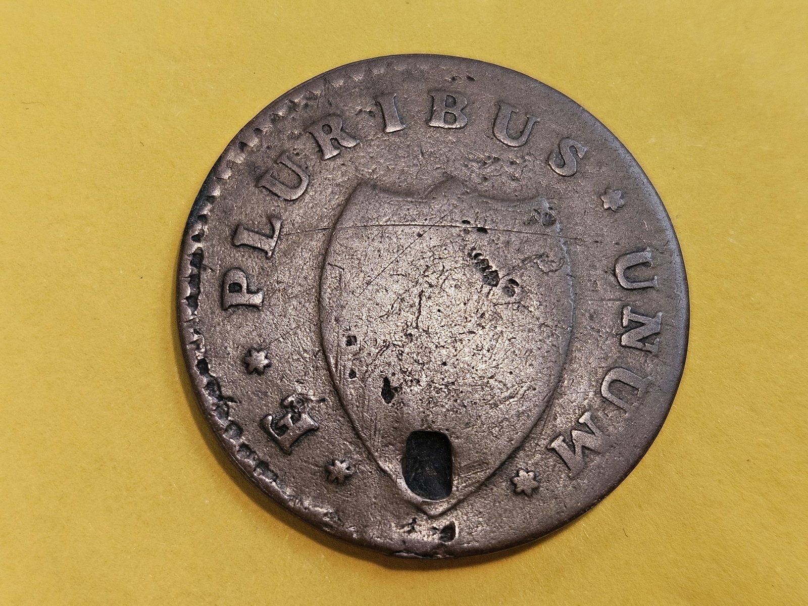 * RARE COLONIAL * 1786 New Jersey Nova Cesarea Horsehead in Very Good plus - details - 4