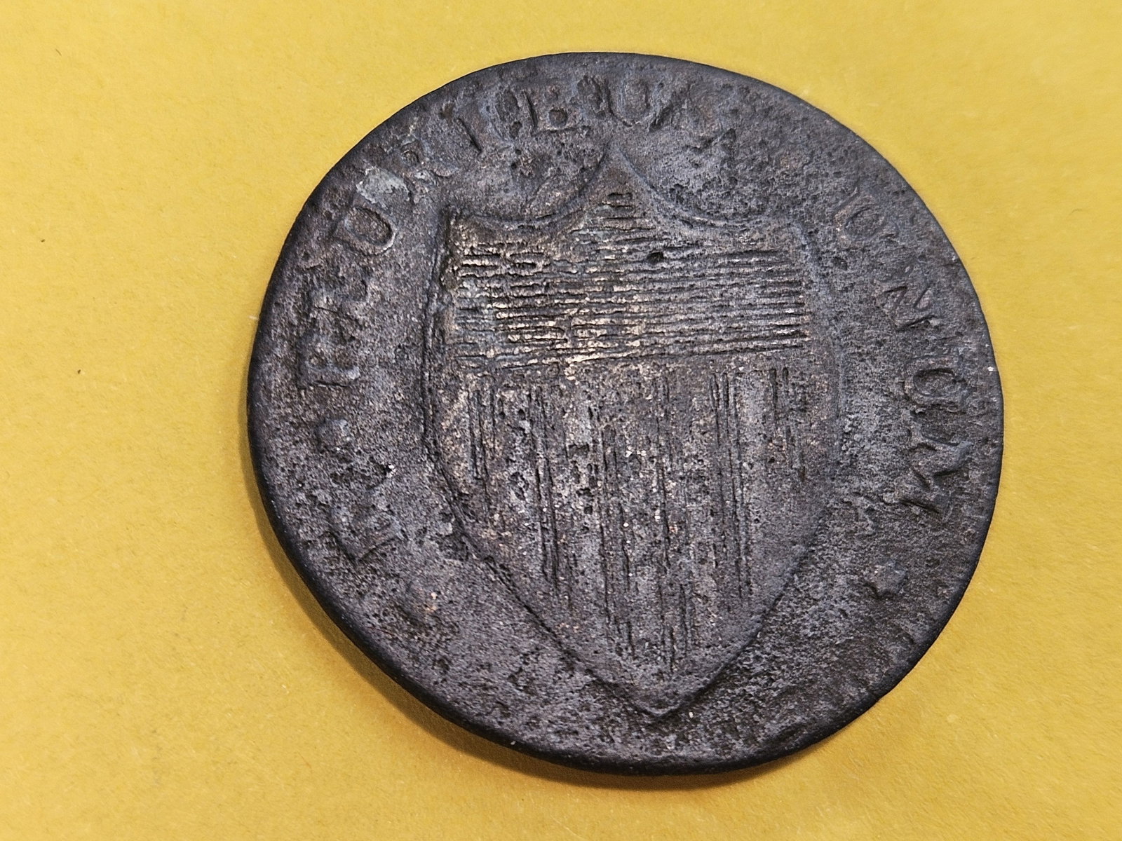 * RARE COLONIAL * 1787 New Jersey Nova Cesarea Horsehead in Fine plus - 4