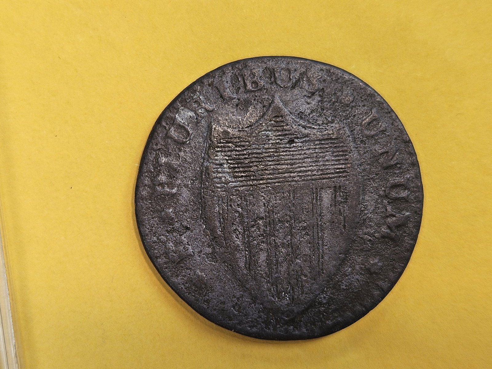 * RARE COLONIAL * 1787 New Jersey Nova Cesarea Horsehead in Fine plus - 5