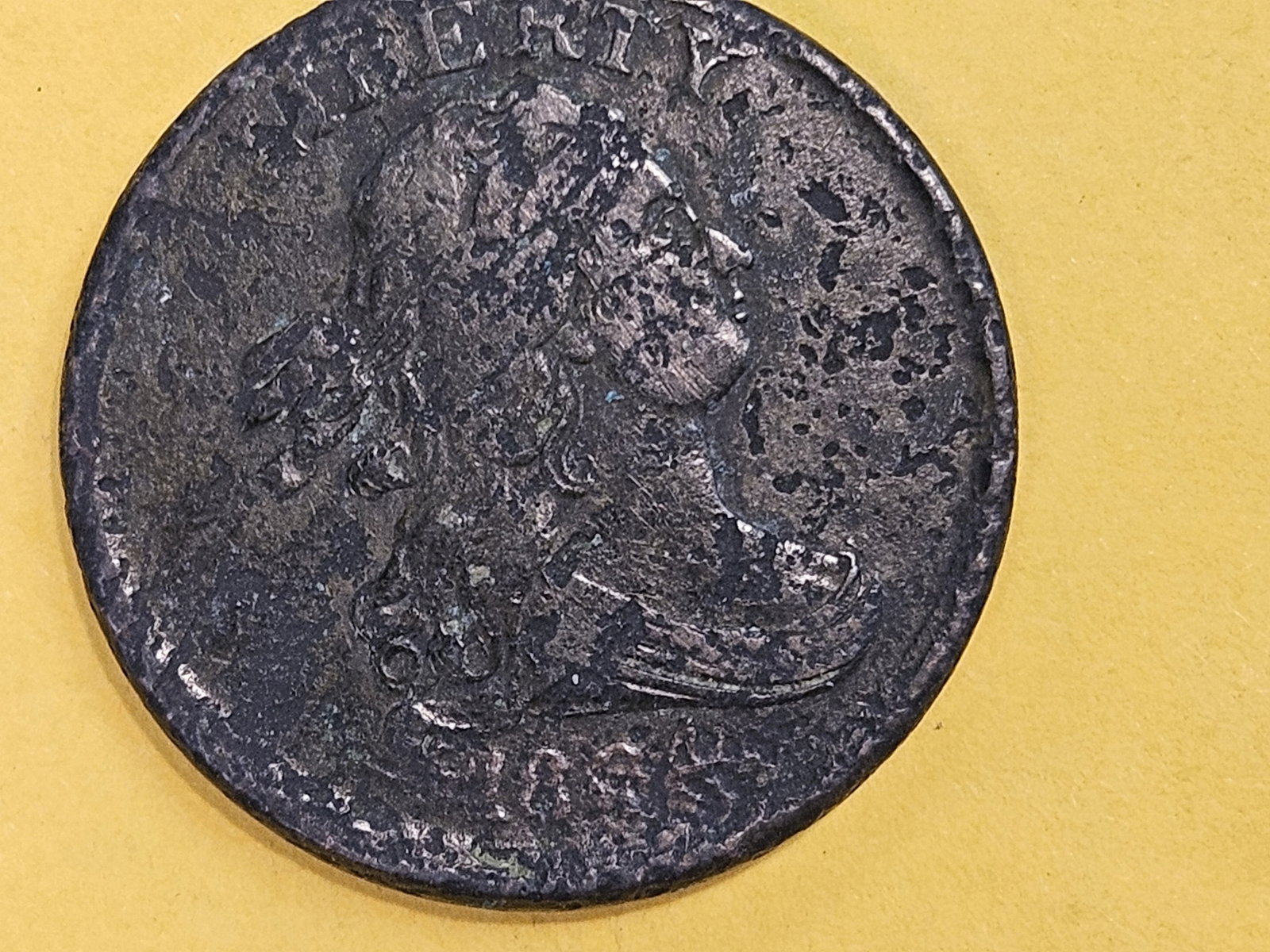 1804 Draped Bust Half cent in Very Fine plus - details - 3