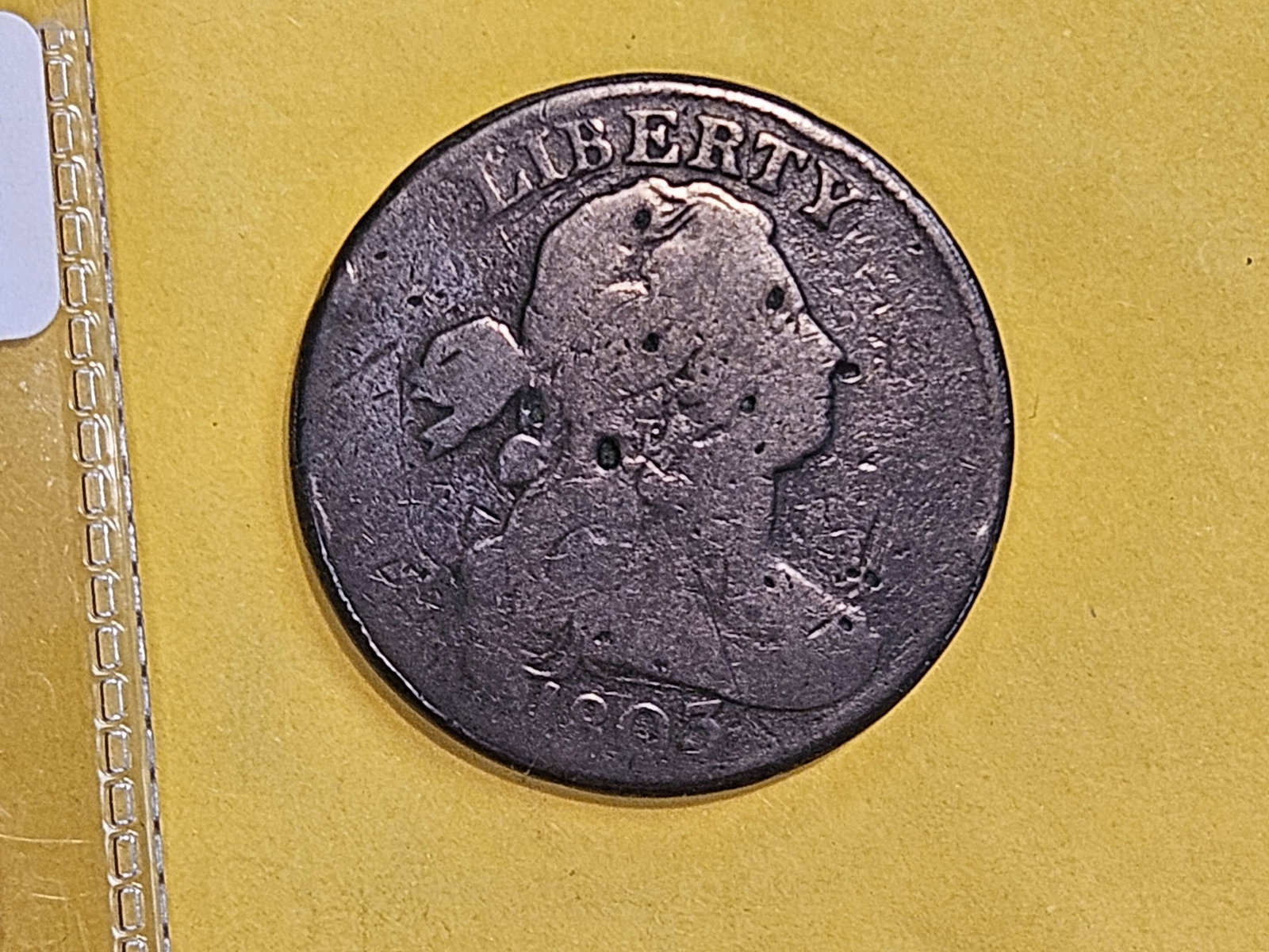 1803 Draped Bust Large Cent in Good plus - 3
