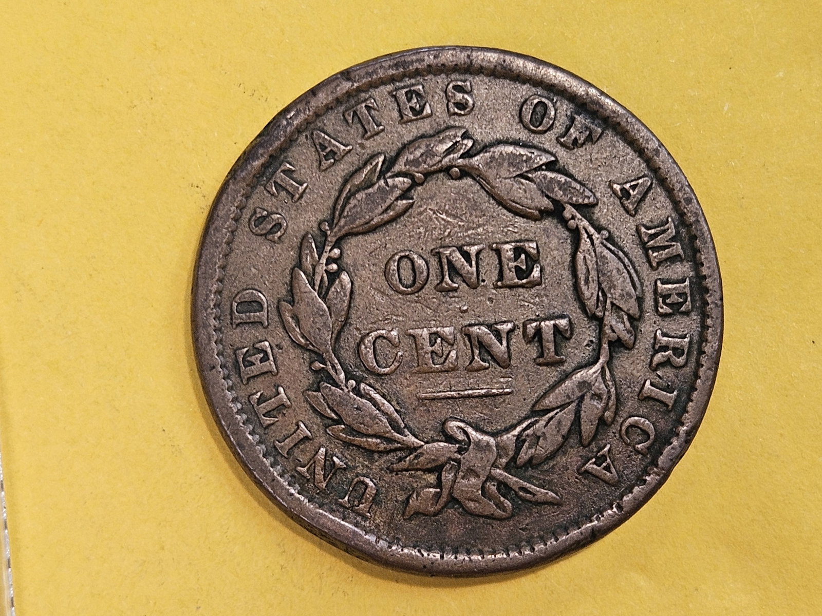 1837 Large Cent in Fine - 3