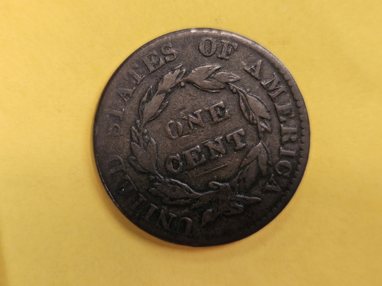 1822 Coronet Head large Cent in Fine - 5