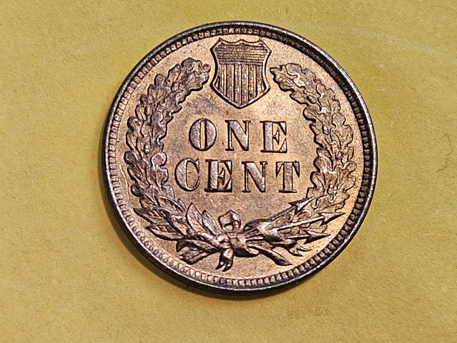 Choice Brilliant Uncirculated Red-Brown 1907 Indian Cent - 7