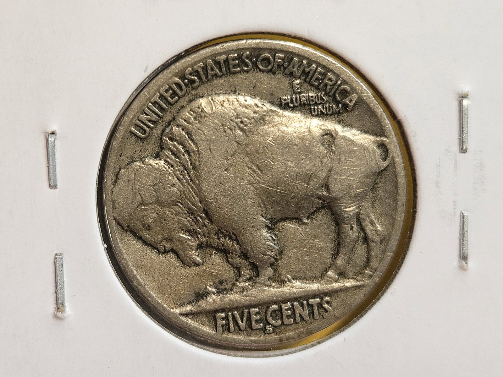 ** KEY DATE ** 1913-S Type 2 Buffalo Nickel in Very Fine - 4