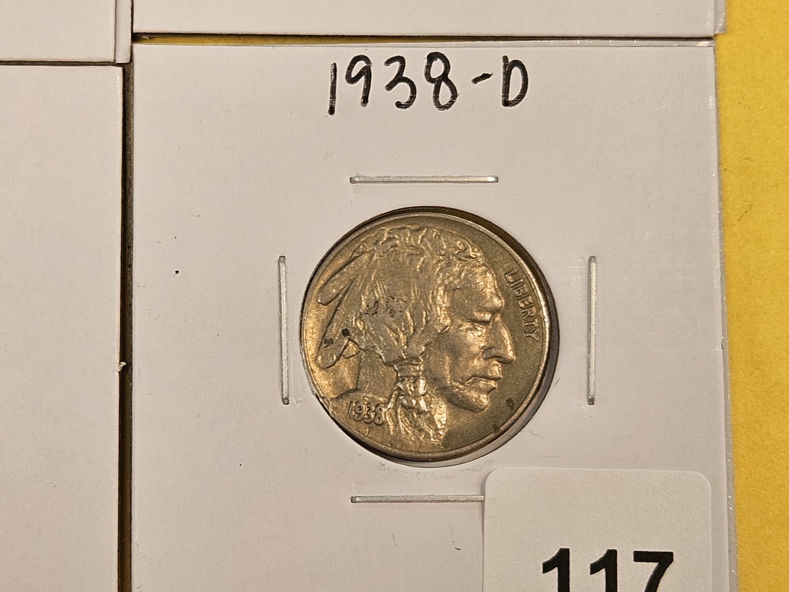 Four nicer AU-UNC Buffalo Nickels - 5